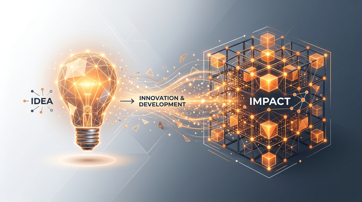 From Idea to Impact - Abstract visualization